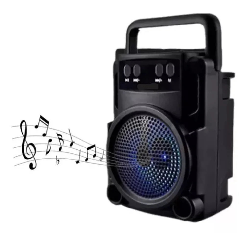 Caixa de som portátil com Bluetooth