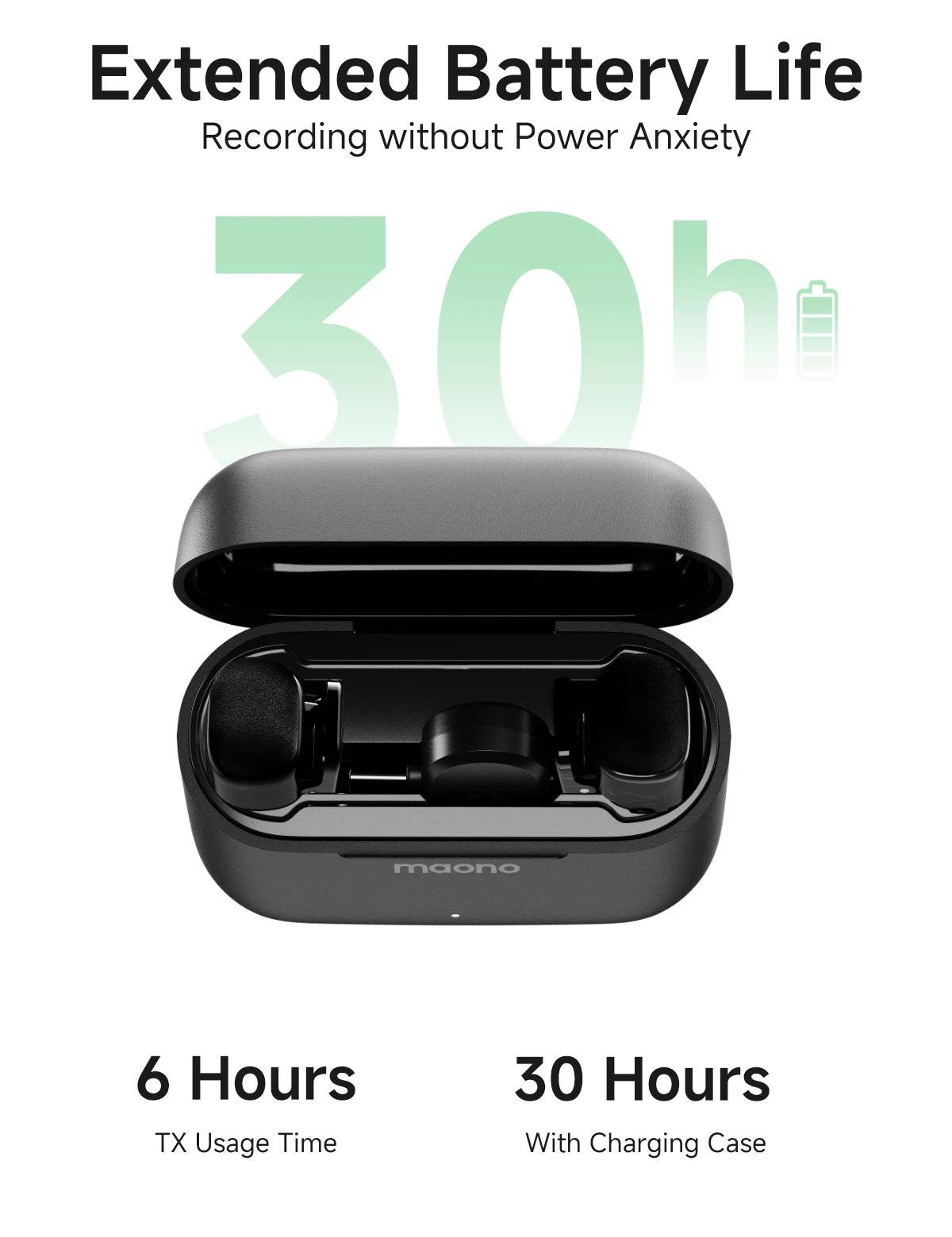 Microfone de lapela sem fio maono Wave T1 Mini