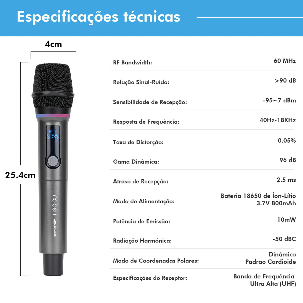Microphone Professional Wireless