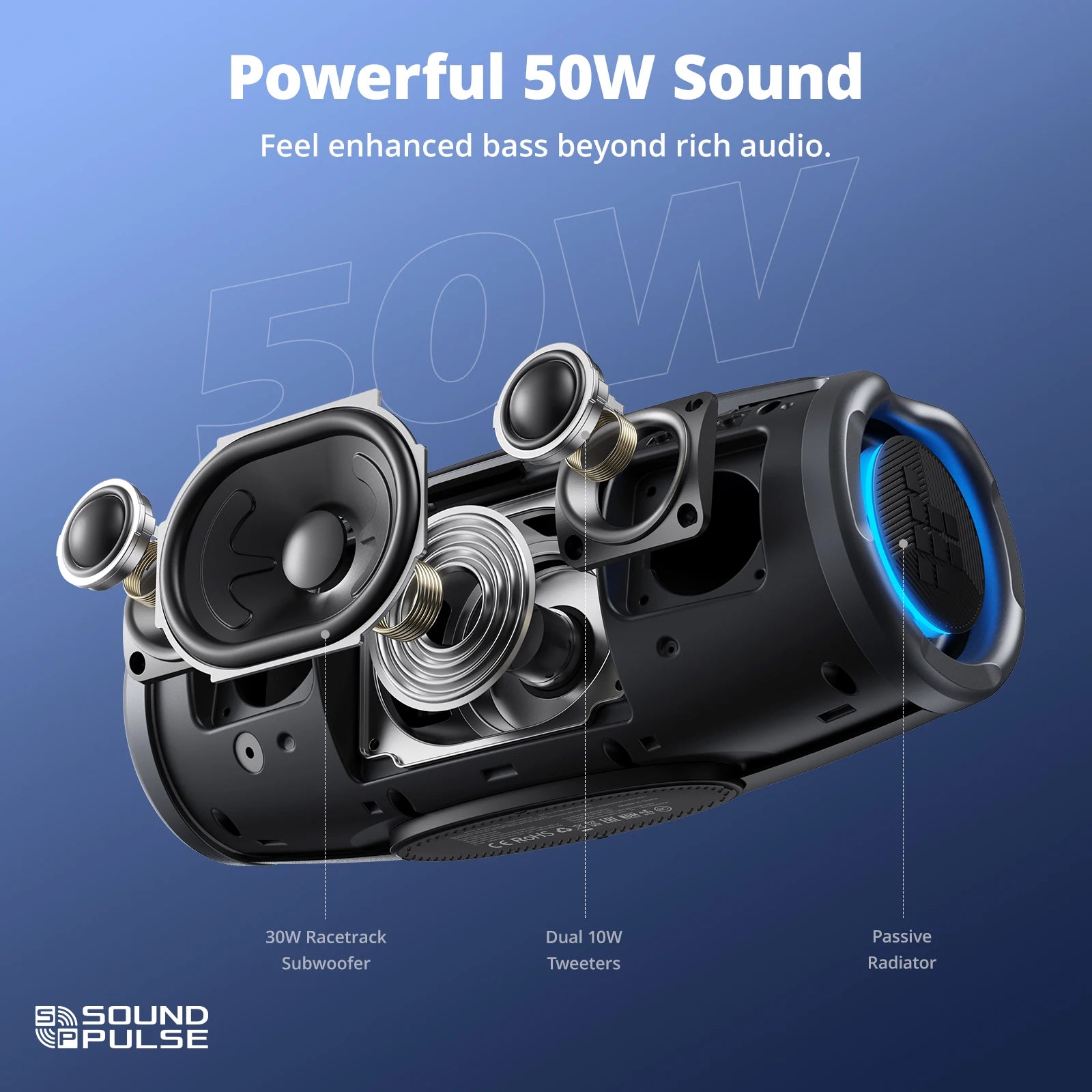 Caixa de som Tronsmart Mirtune S100