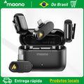Microfone de lapela sem fio maono Wave T1 Mini
